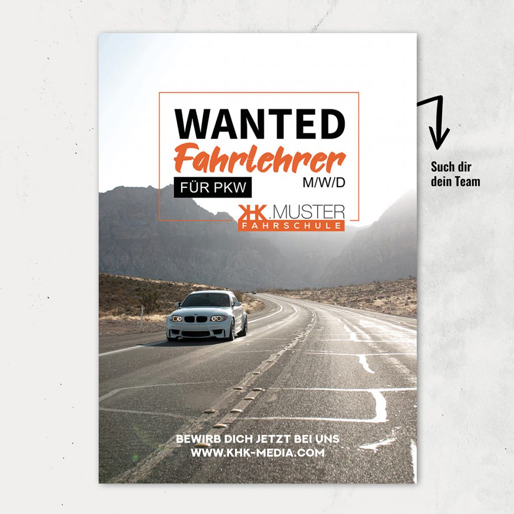 Plakat Stellenangebot