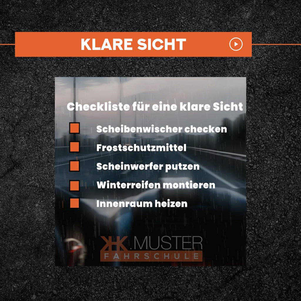 Klare Sicht Animation